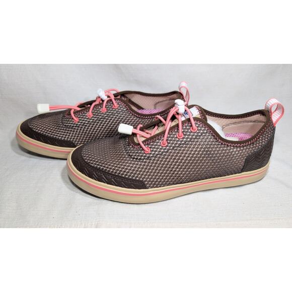 XTRATUF Riptide Women's Airmesh Deck Shoes Size 8 Brown Pink 22409 NWB - Picture 3 of 8